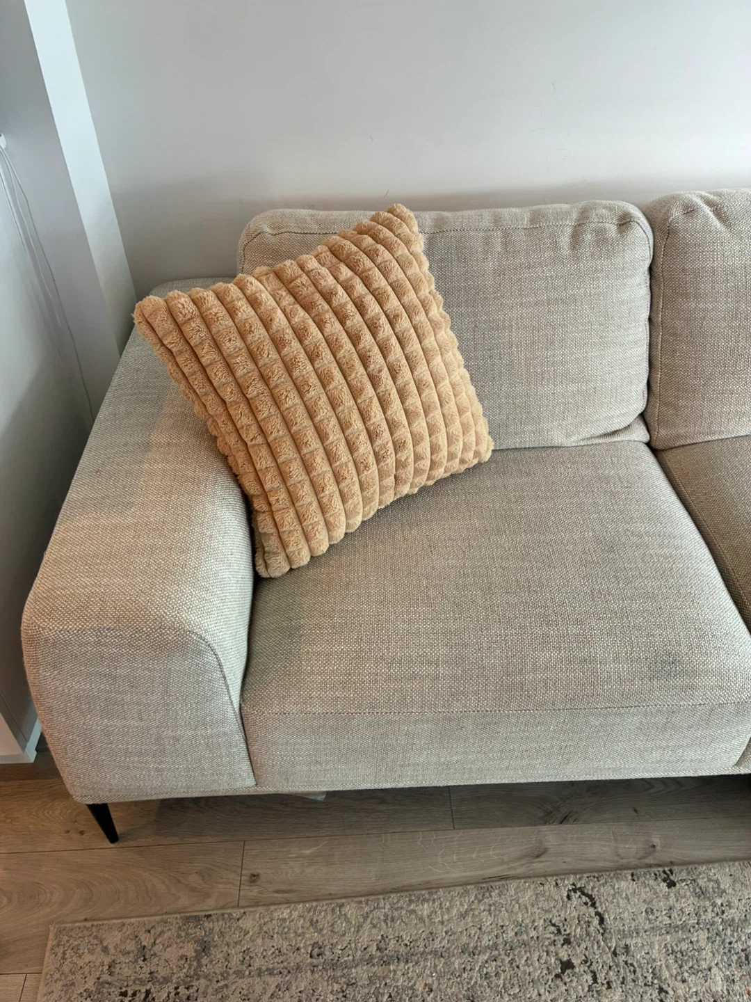 Cream Sectional Sofa , Arthur , MUST - photo 2