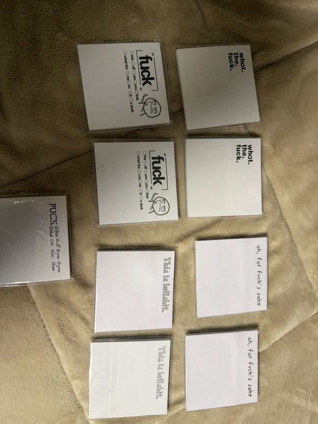 Funny Rude Sticky Notes - Pack of 8 - photo 2