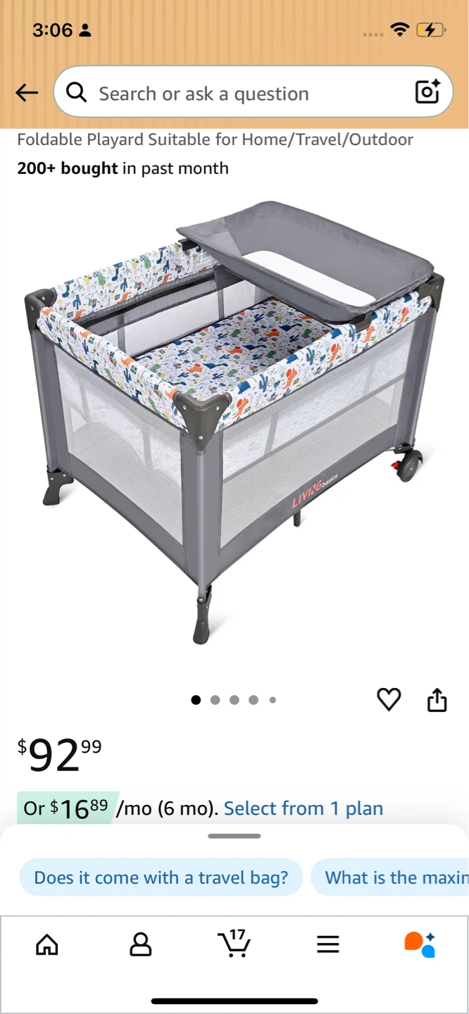 LIVINGbasics Foldable Playard
