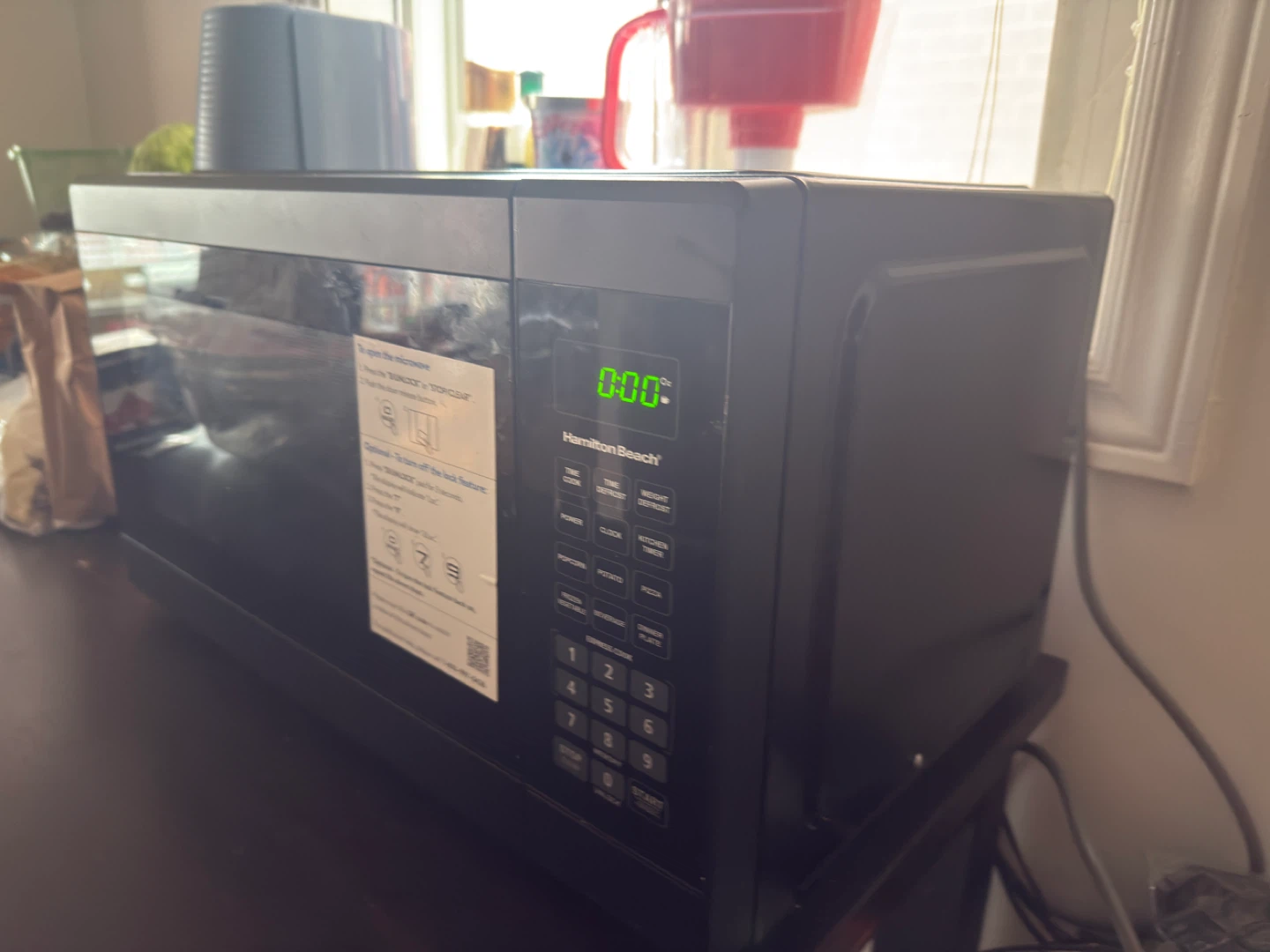 Hamilton Beach 1.1 Cu. ft. Microwave - Black with Box - photo 4