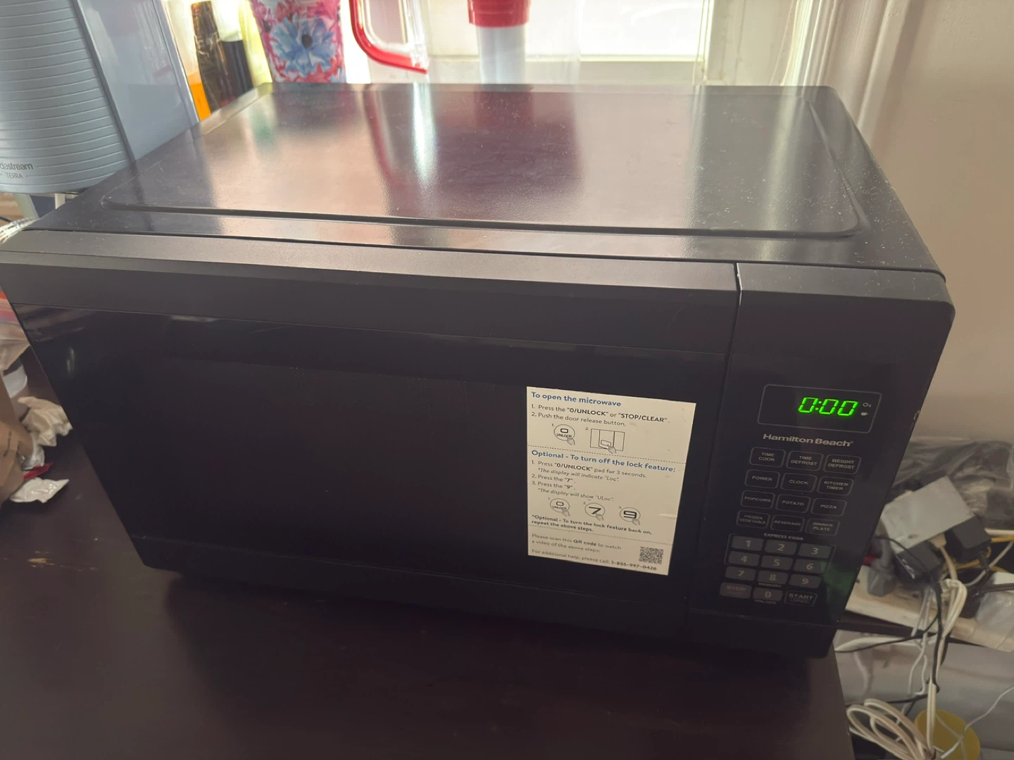 Hamilton Beach 1.1 Cu. ft. Microwave - Black with Box - photo 3