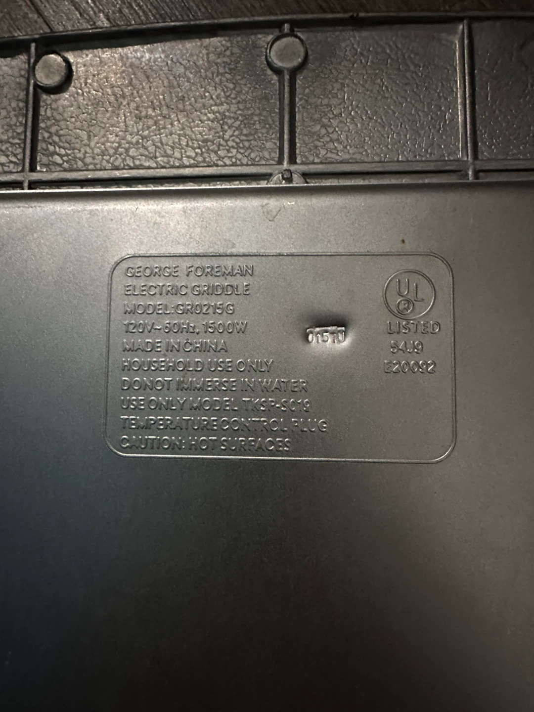 George Foreman Electric Griddle GR215G - photo 3