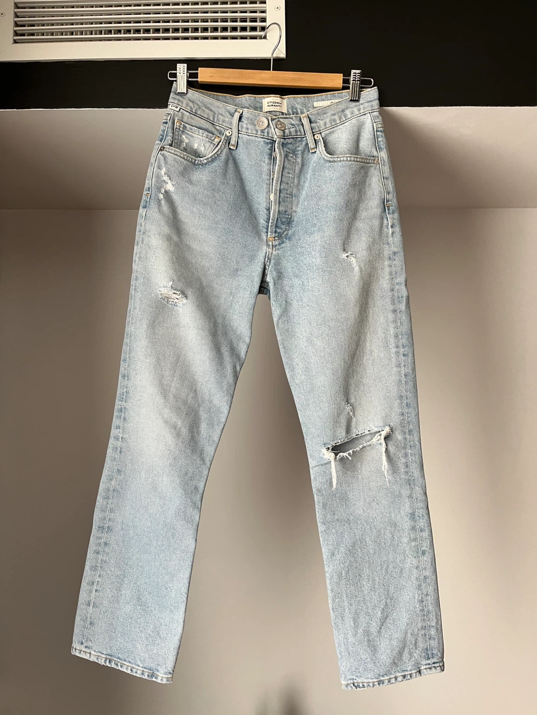 Citizens of Humanity Jolene Light Wash Distressed Jeans