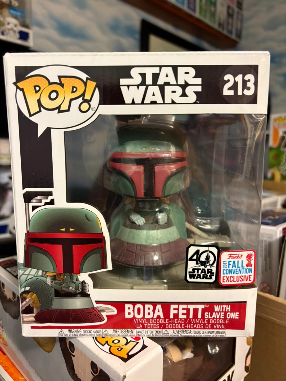 Funko Star Wars Boba Fett with Slave One 2017