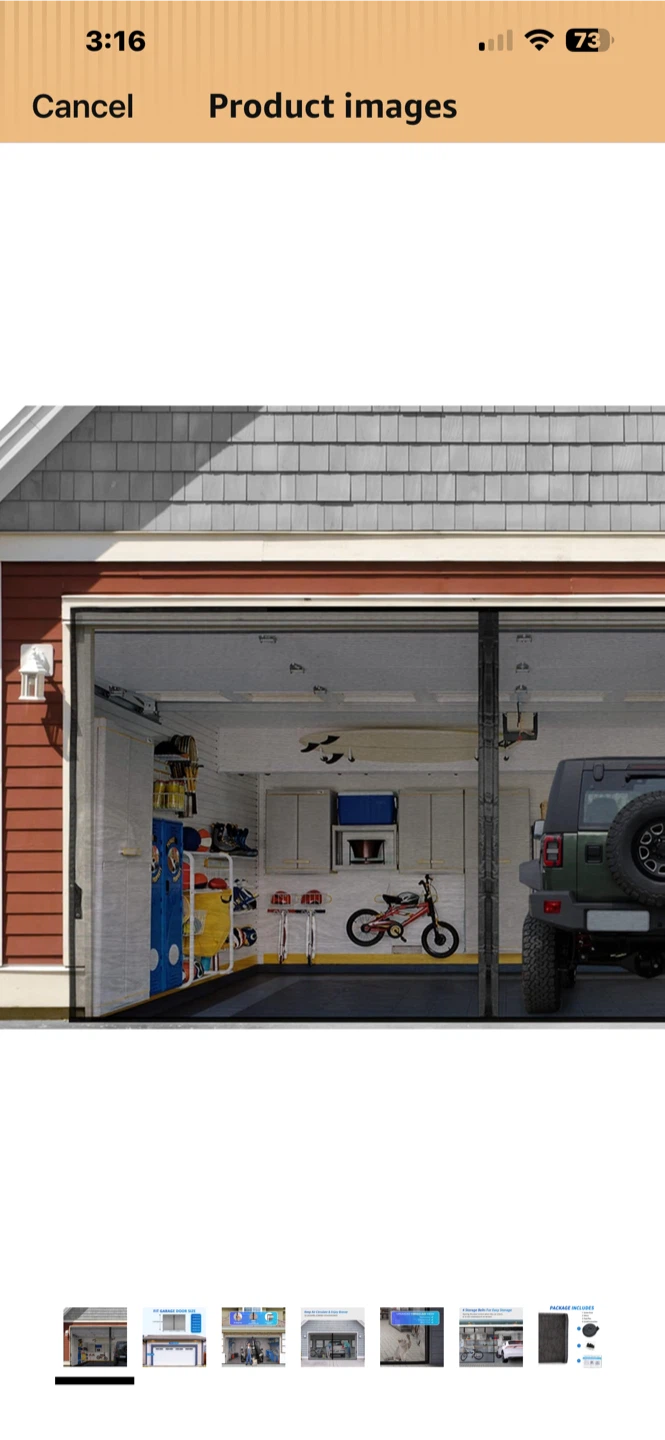 Garage Door Screen