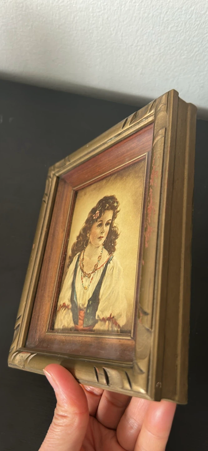 Vintage "Elena" Framed Art Print by Ann Allaban - photo 3