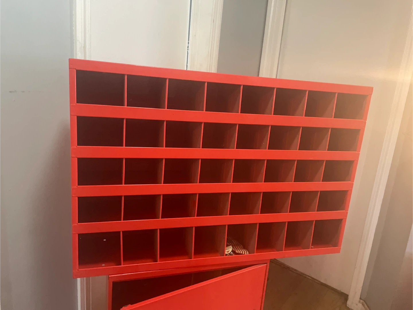 Red Mail Sorter Organizer - 40 Compartments