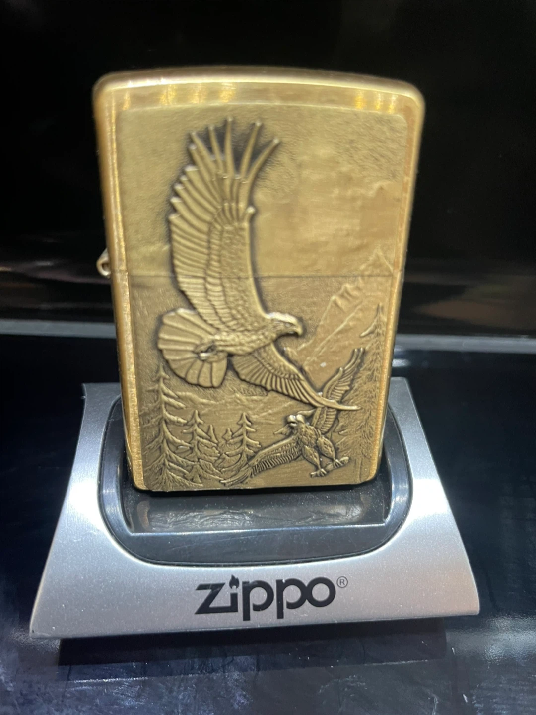 Zippo Lighter with Eagle Design