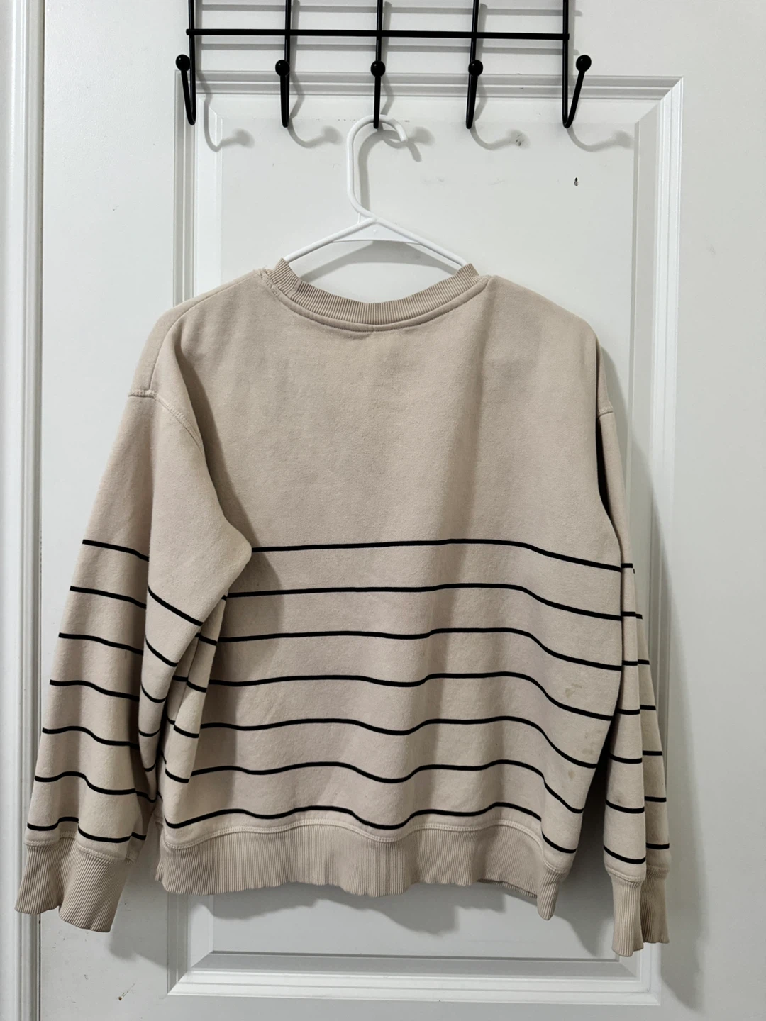 PROPHET AETHEL Crewneck Sweatshirt - Beige Striped - photo 2