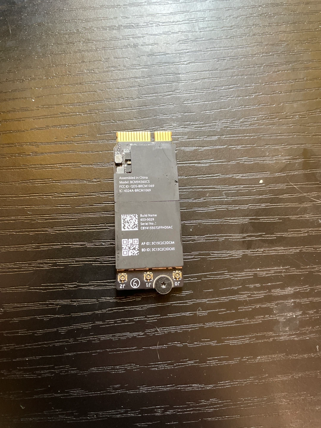 Broadcom BCM94360CSAX Wi-Fi Card