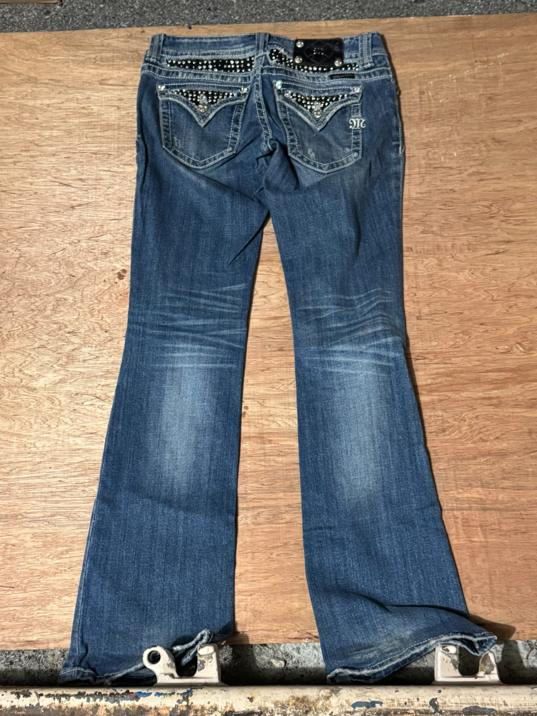 Miss Me Jeans Size 28 Studded Bootcut Flare Denim - photo 3