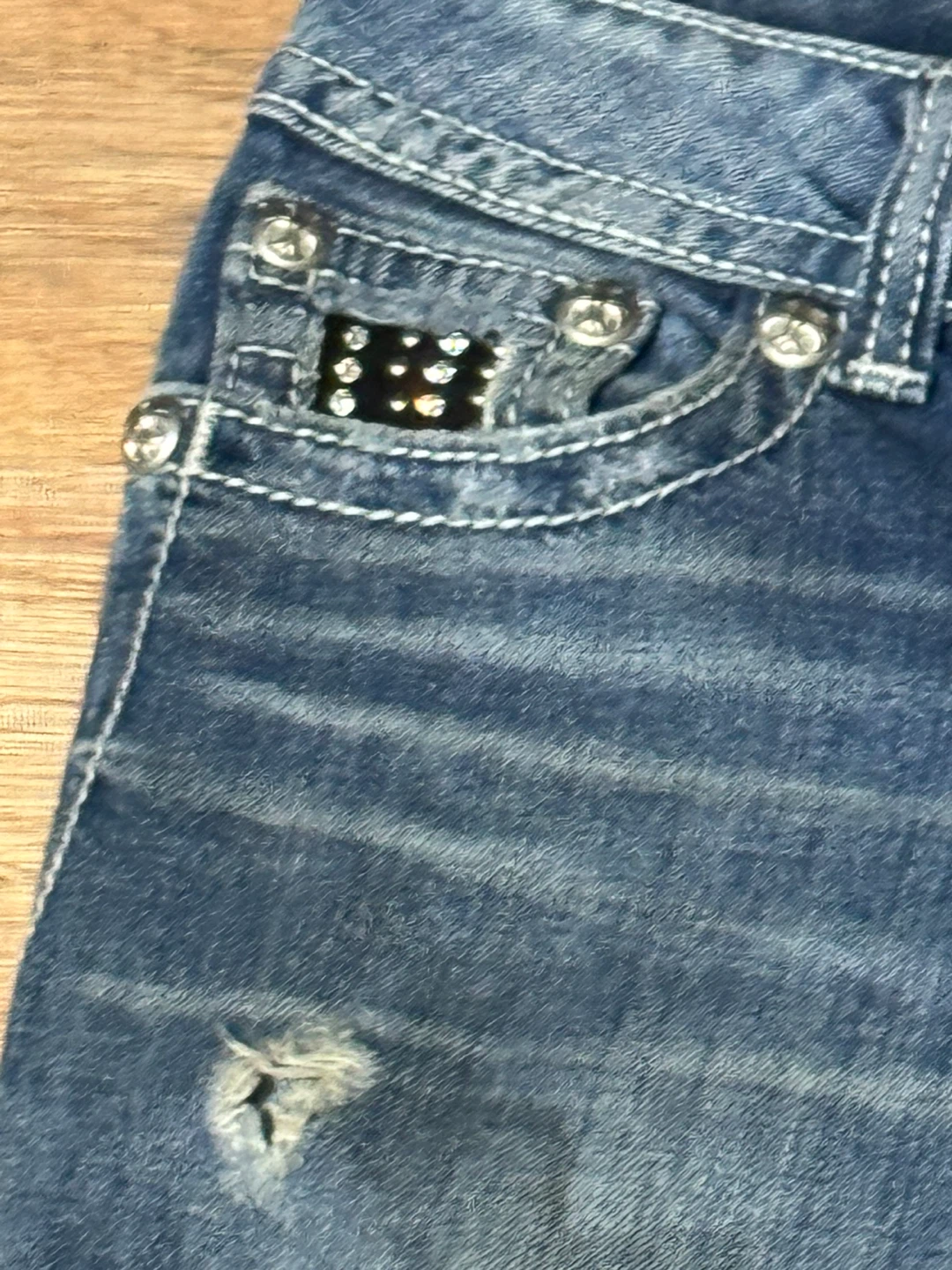 Miss Me Jeans Size 28 Studded Bootcut Flare Denim - photo 2