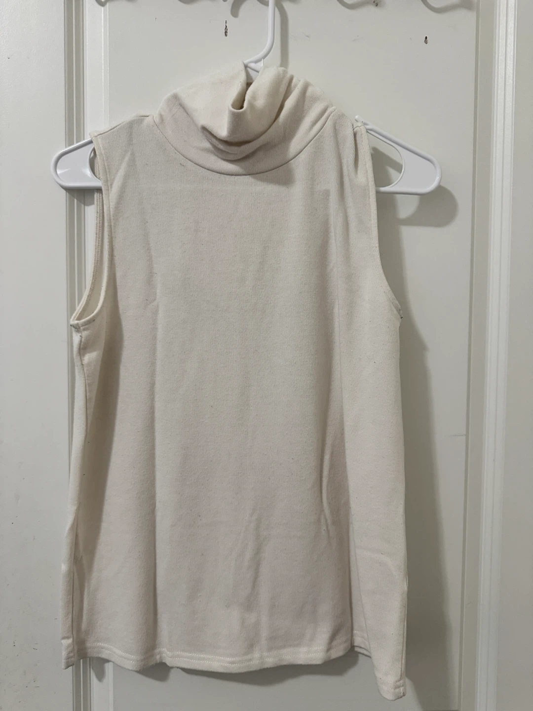Sleeveless Turtleneck Top