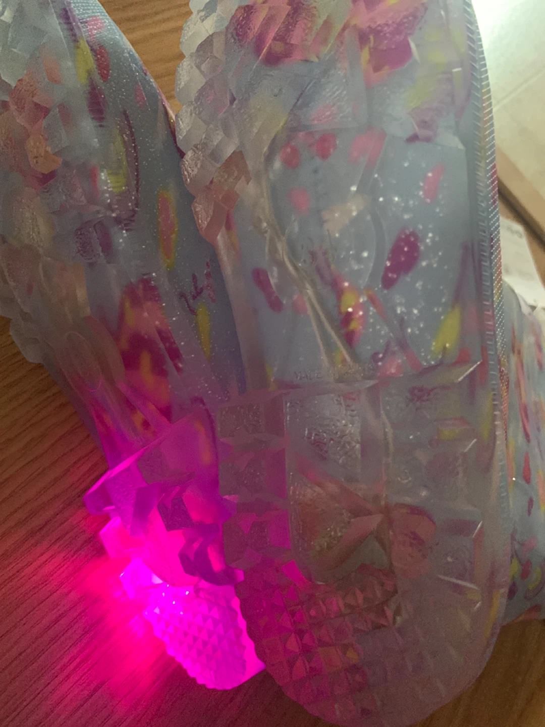 Light-Up Unicorn Rain Boots Size 3 - photo 2