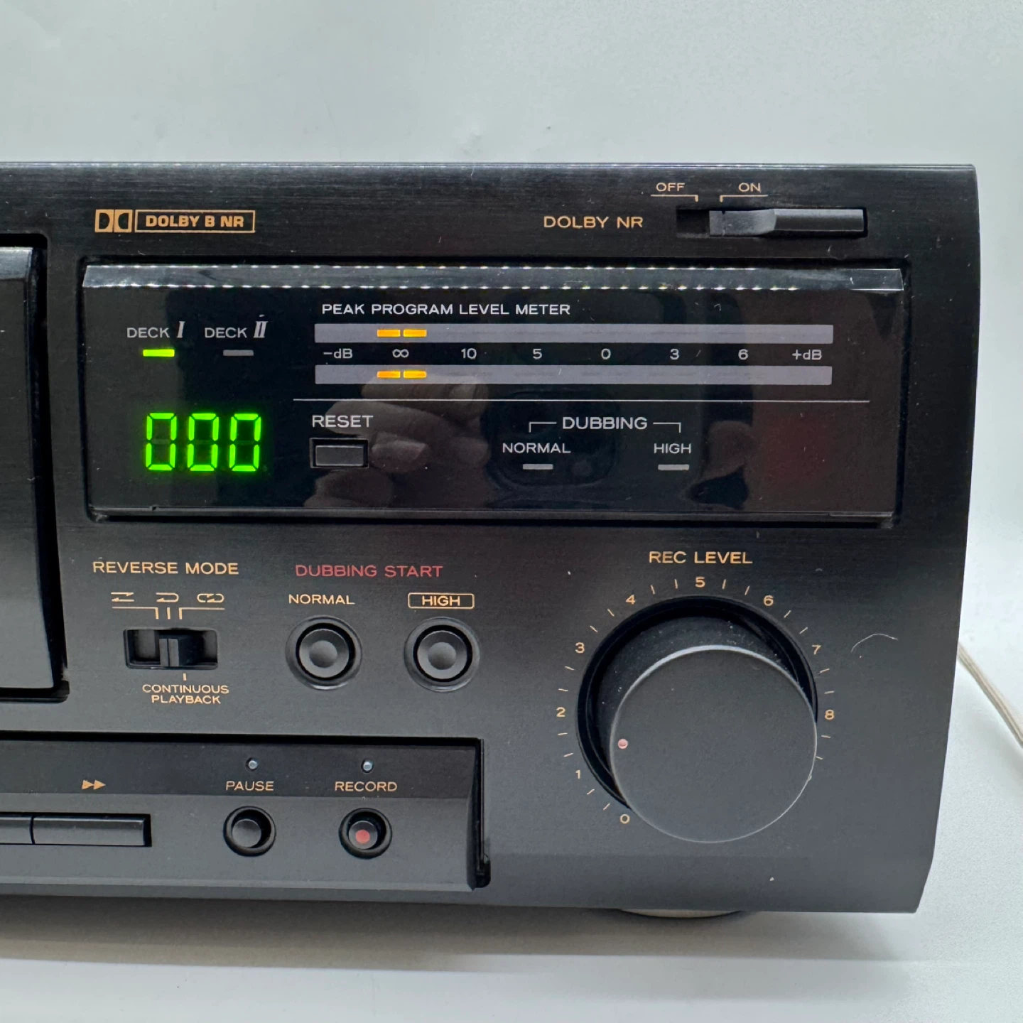 TEAC W-600R Double Cassette Deck Auto Reverse Dolby NR Tested - photo 4
