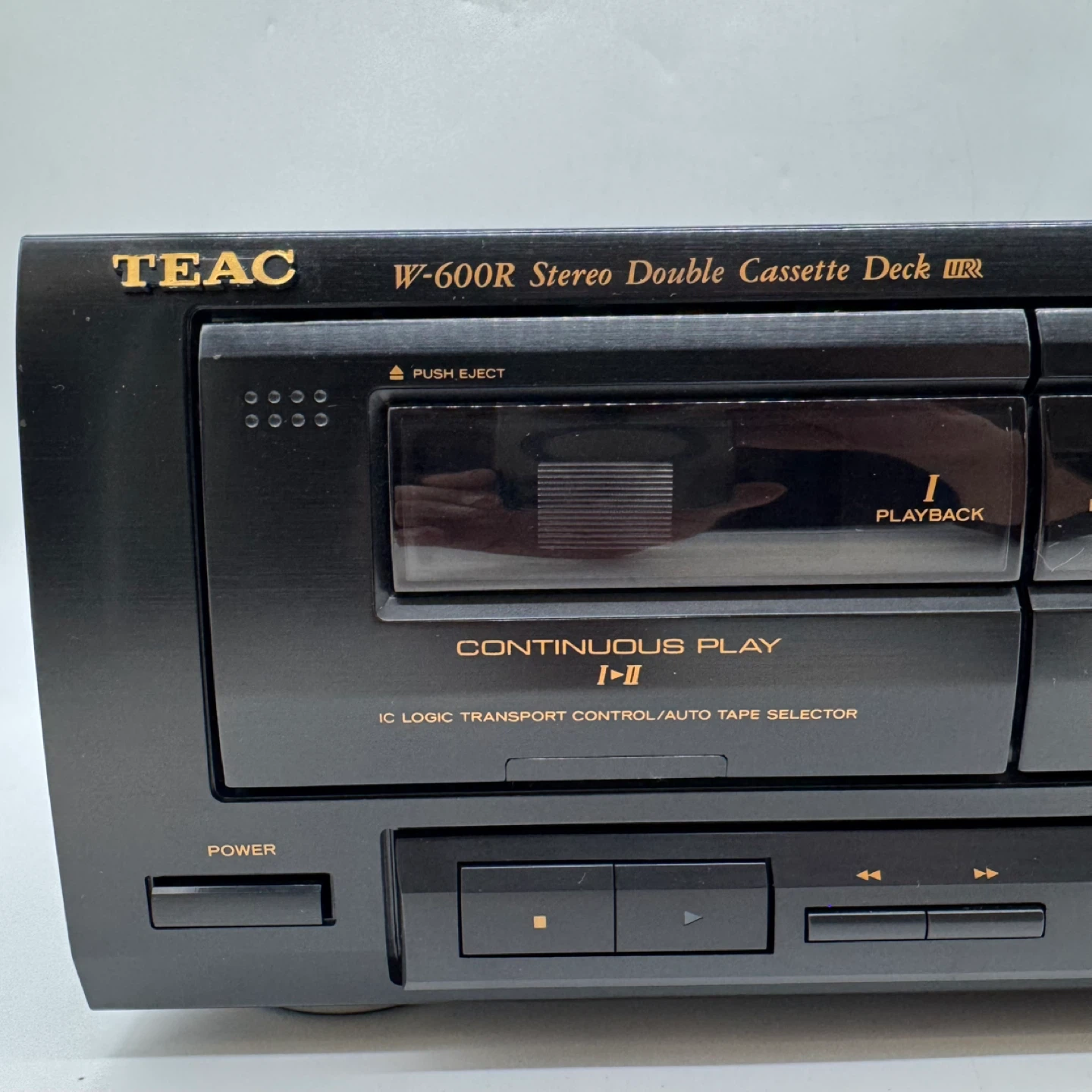 TEAC W-600R Double Cassette Deck Auto Reverse Dolby NR Tested - photo 2