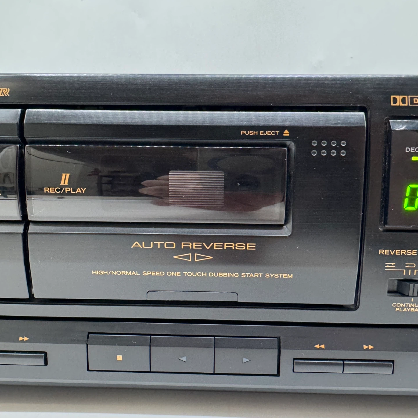 TEAC W-600R Double Cassette Deck Auto Reverse Dolby NR Tested - photo 3