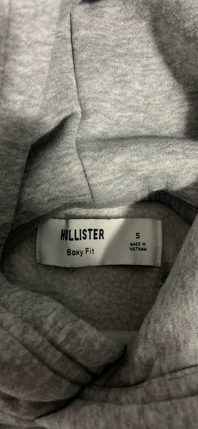 Hollister Grey Boxy Fit Hoodie - photo 2
