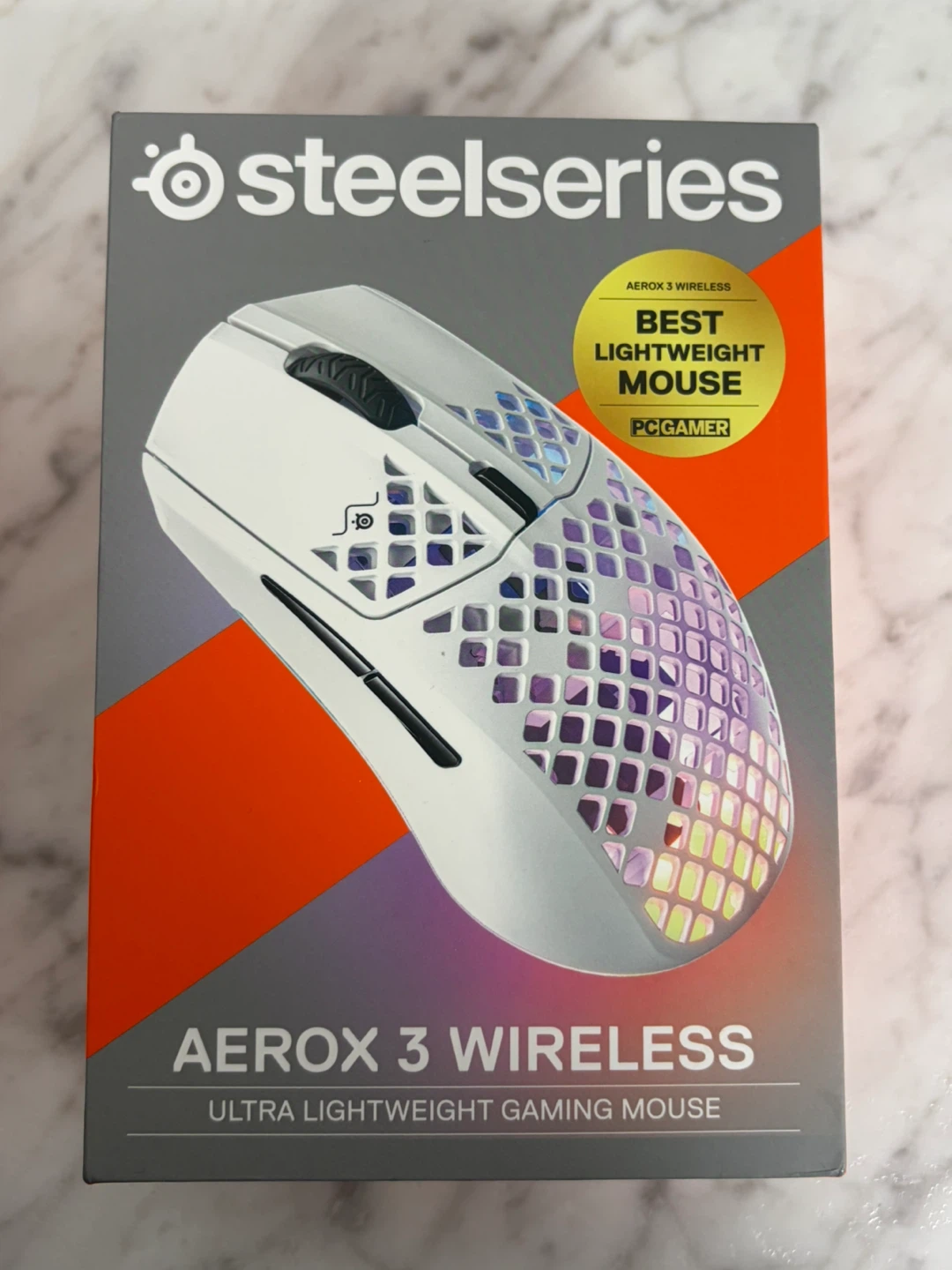 Gaming mouse SteelSeries Aerox 3 Wireless White - photo 4
