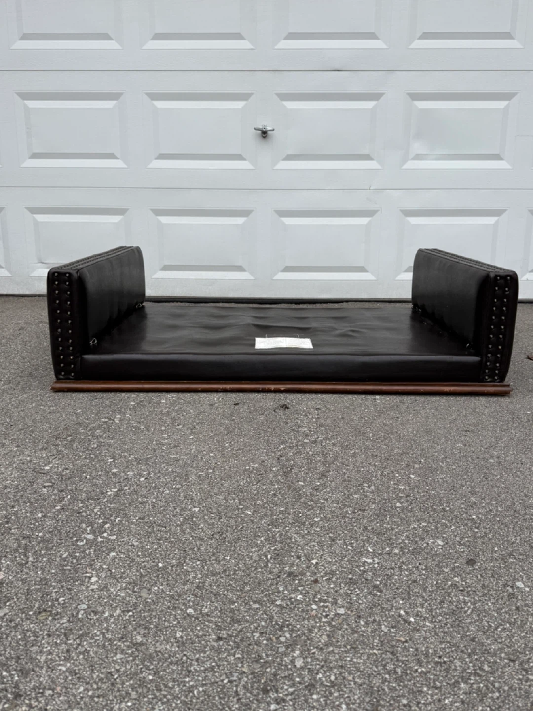 Uttermost Brown Tufted Leather Bench