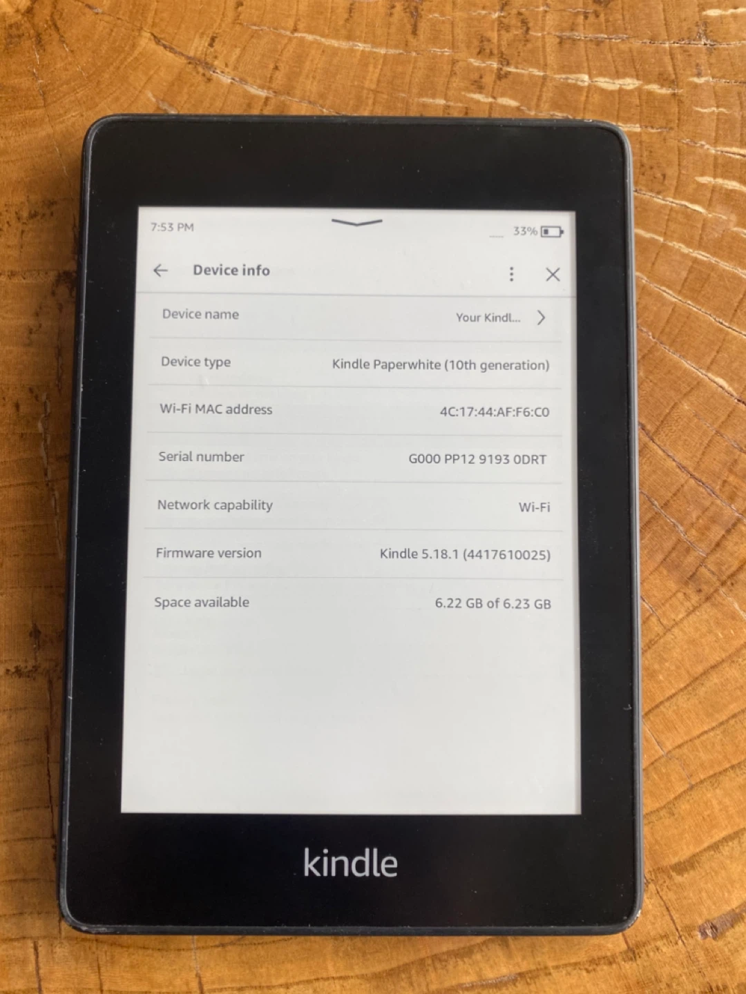 Amazon Kindle Paperwhite 10th Gen E-Reader - photo 4