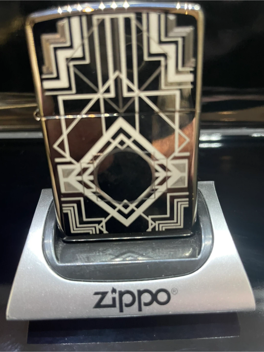 Zippo Lighter - Art Deco Design