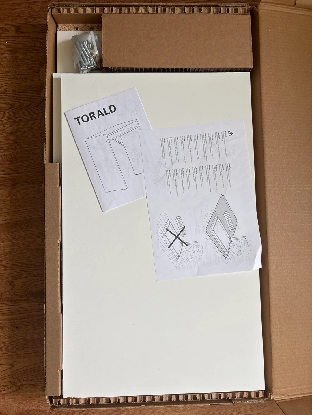 IKEA TORALD White desk - photo 3