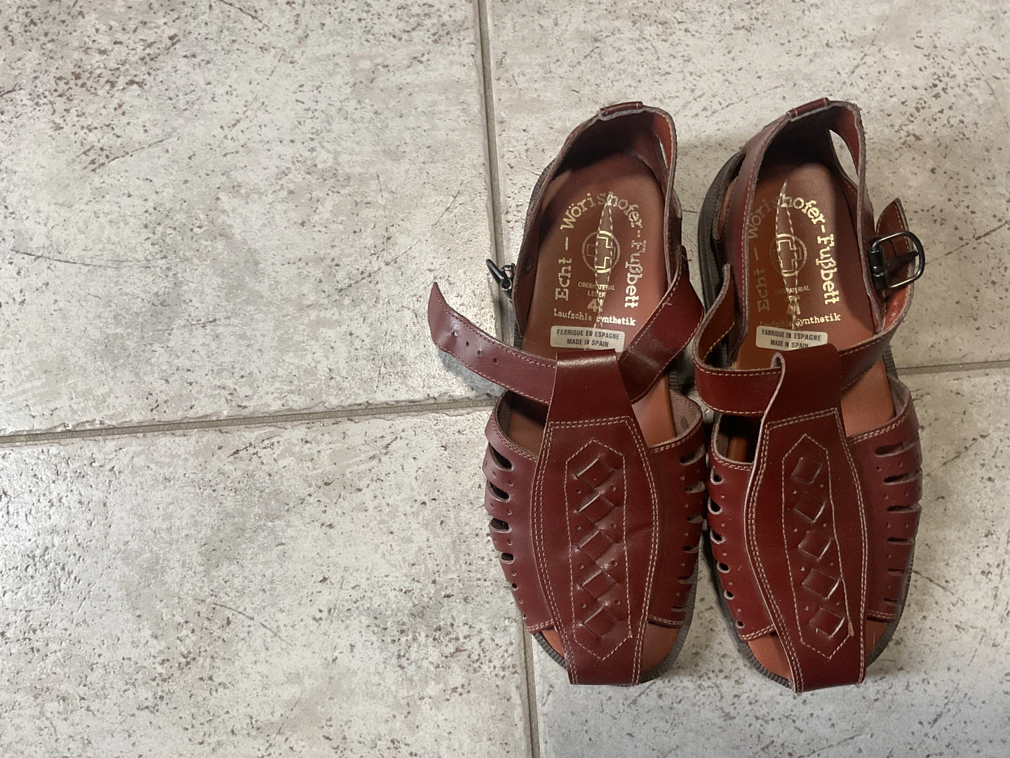 Men’s Wörishofer Leather Slingback Sandals - photo 3
