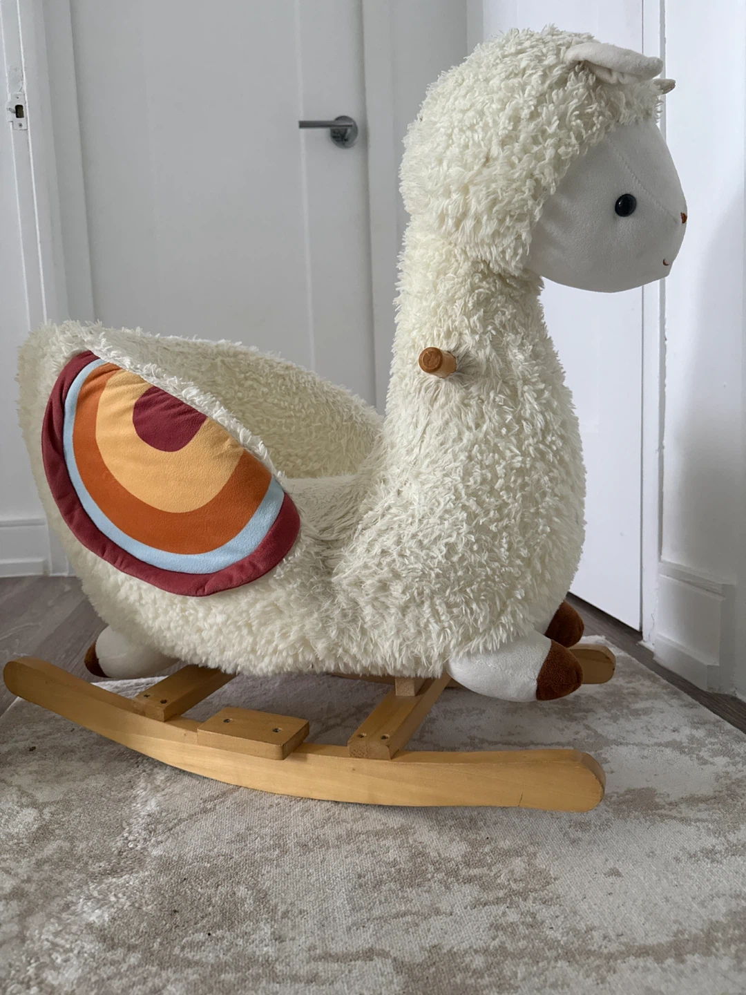 Plush Llama Rocker