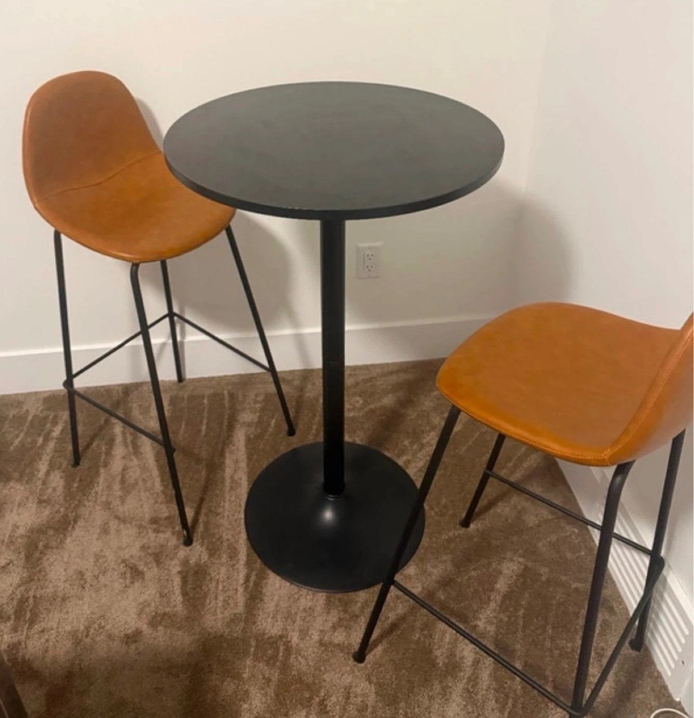 2 Tan Stools