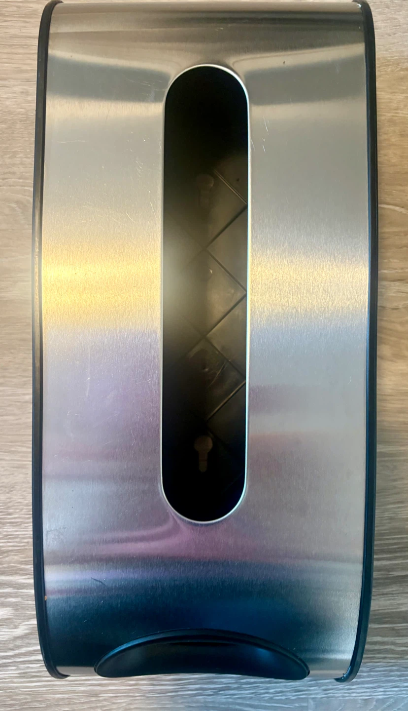 Brushed Stainless Steel Wall Mount Grocery Bag Dispenser - photo 3