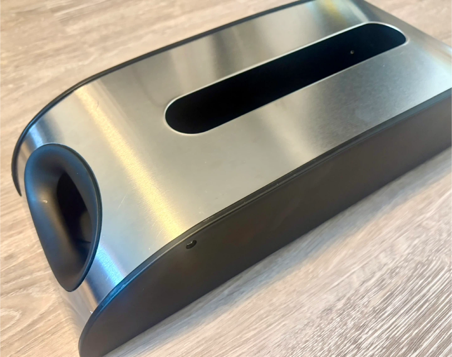 Brushed Stainless Steel Wall Mount Grocery Bag Dispenser
