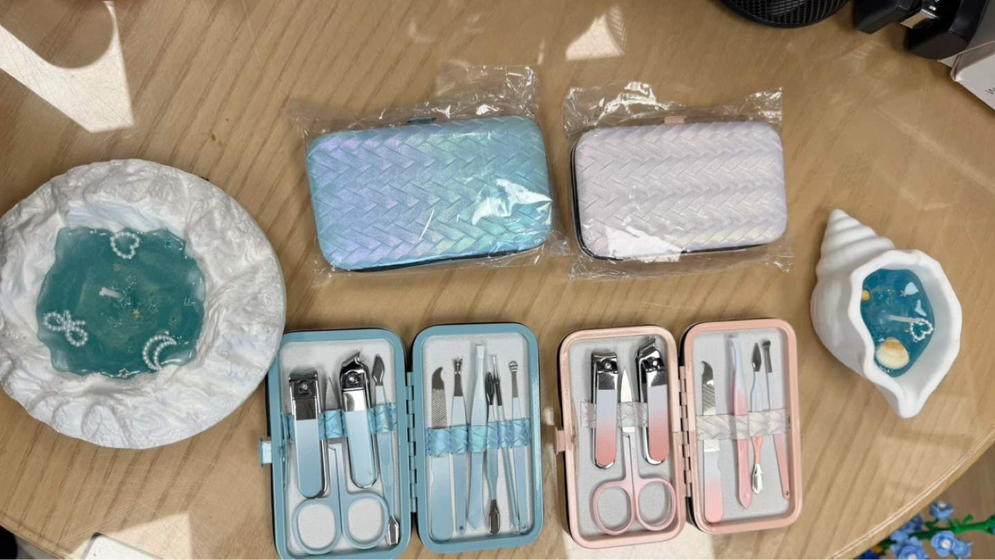 Nail Care Kits - Pink & Blue