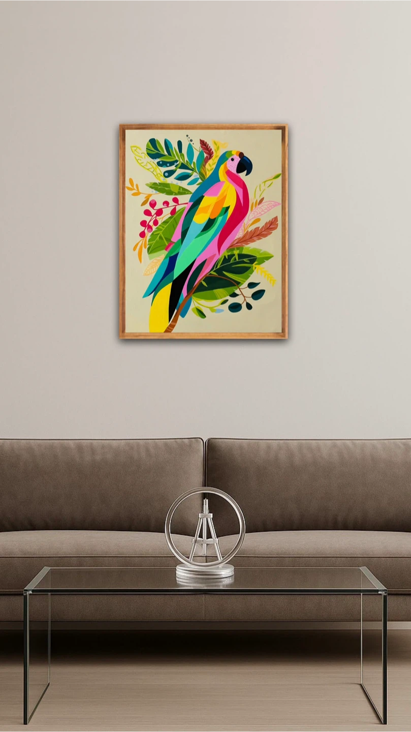 Handpainted quirky artwork - photo 3