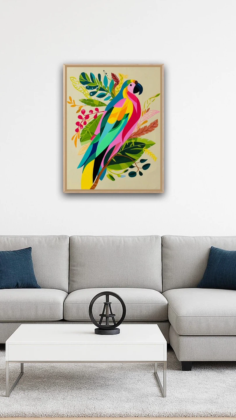 Handpainted quirky artwork - photo 2