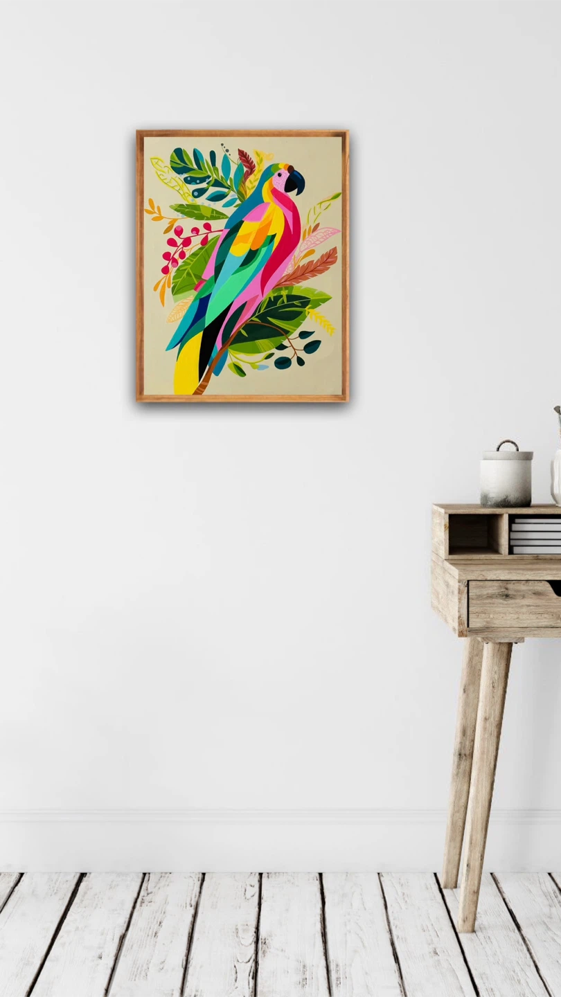 Handpainted quirky artwork - photo 4
