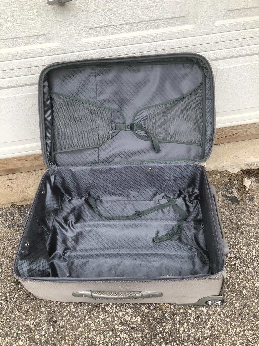 Grey Hardside Rolling Suitcase - photo 4