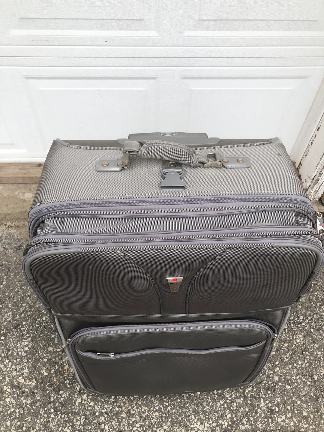 Grey Hardside Rolling Suitcase - photo 2