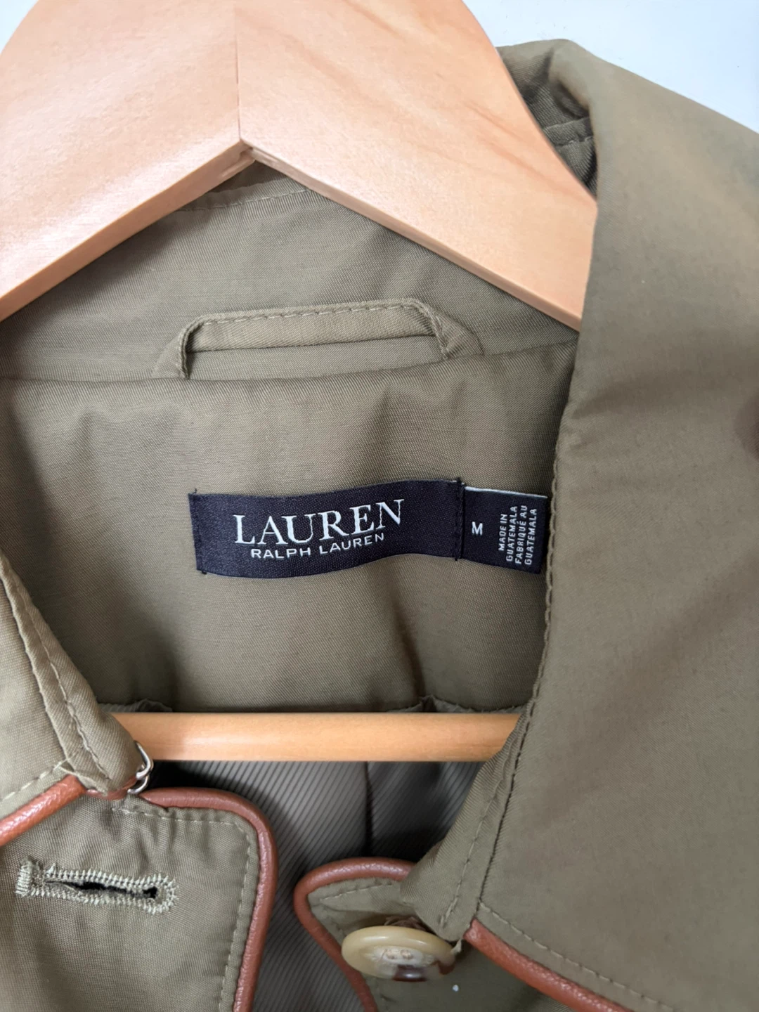 Lauren Ralph Lauren Women's Khaki Trench Coat Size M - photo 3