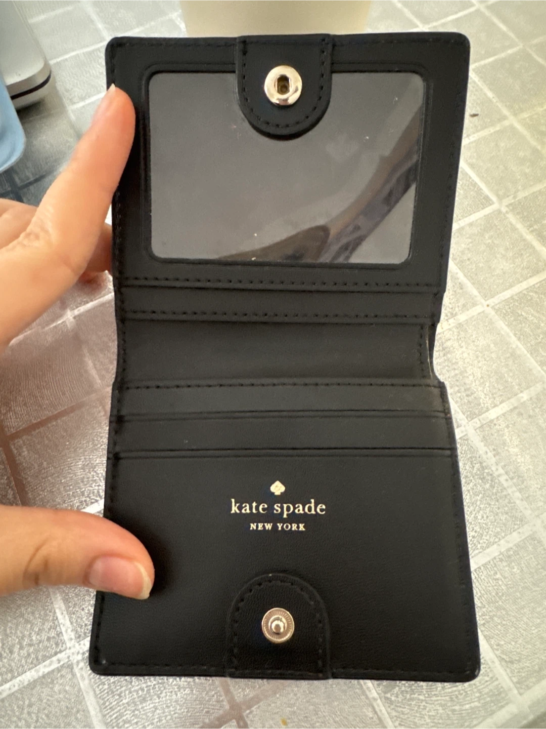 Kate Spade New York Black Card Holder Wallet - photo 2