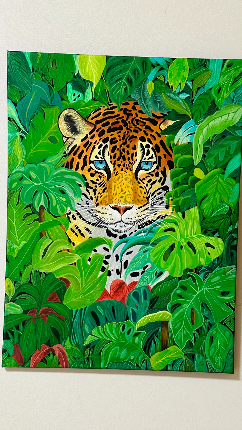“Emerging Majesty” Handpainted artwork