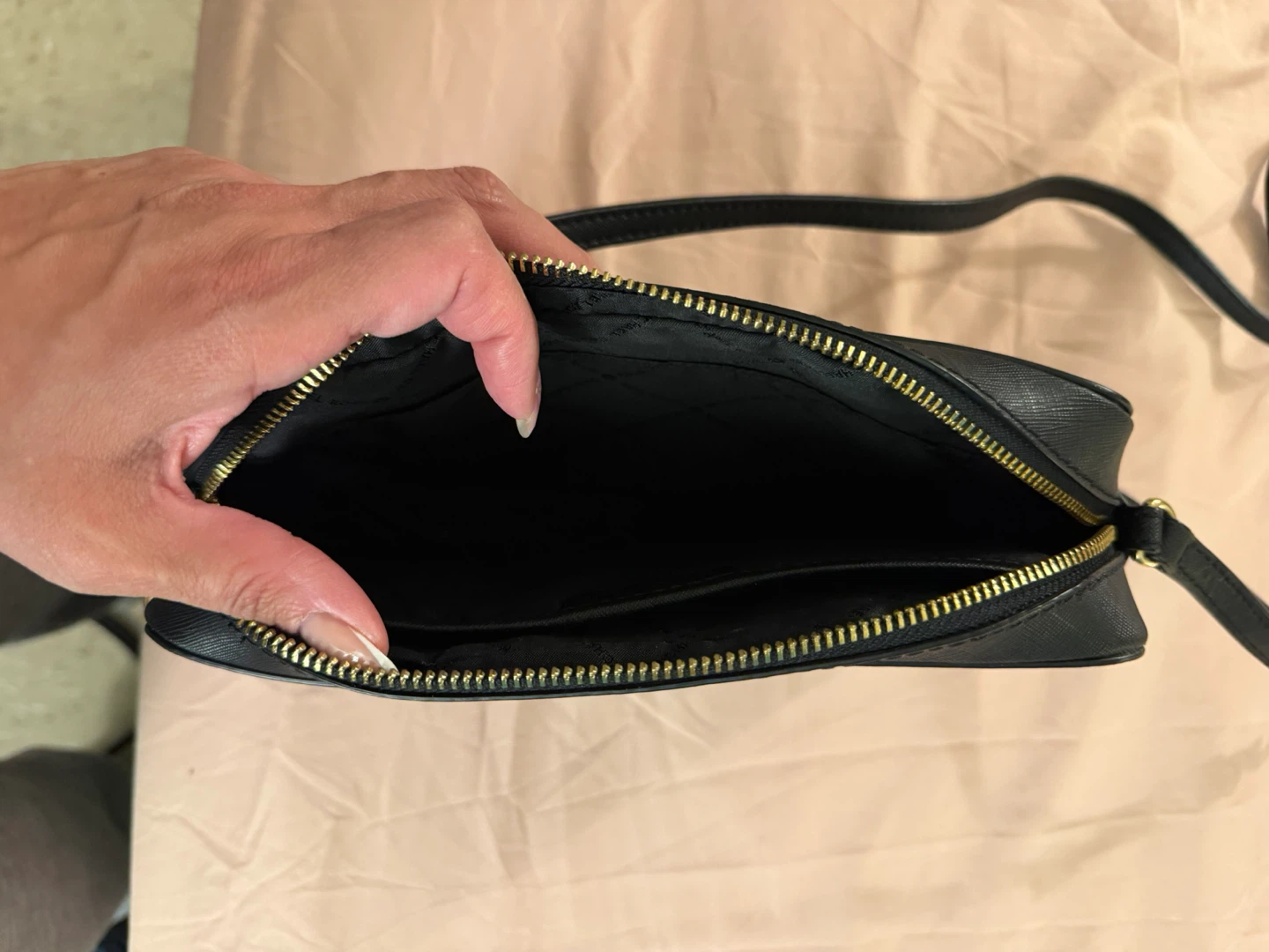 Michael Kors Black Studded Camera Crossbody Bag - photo 4
