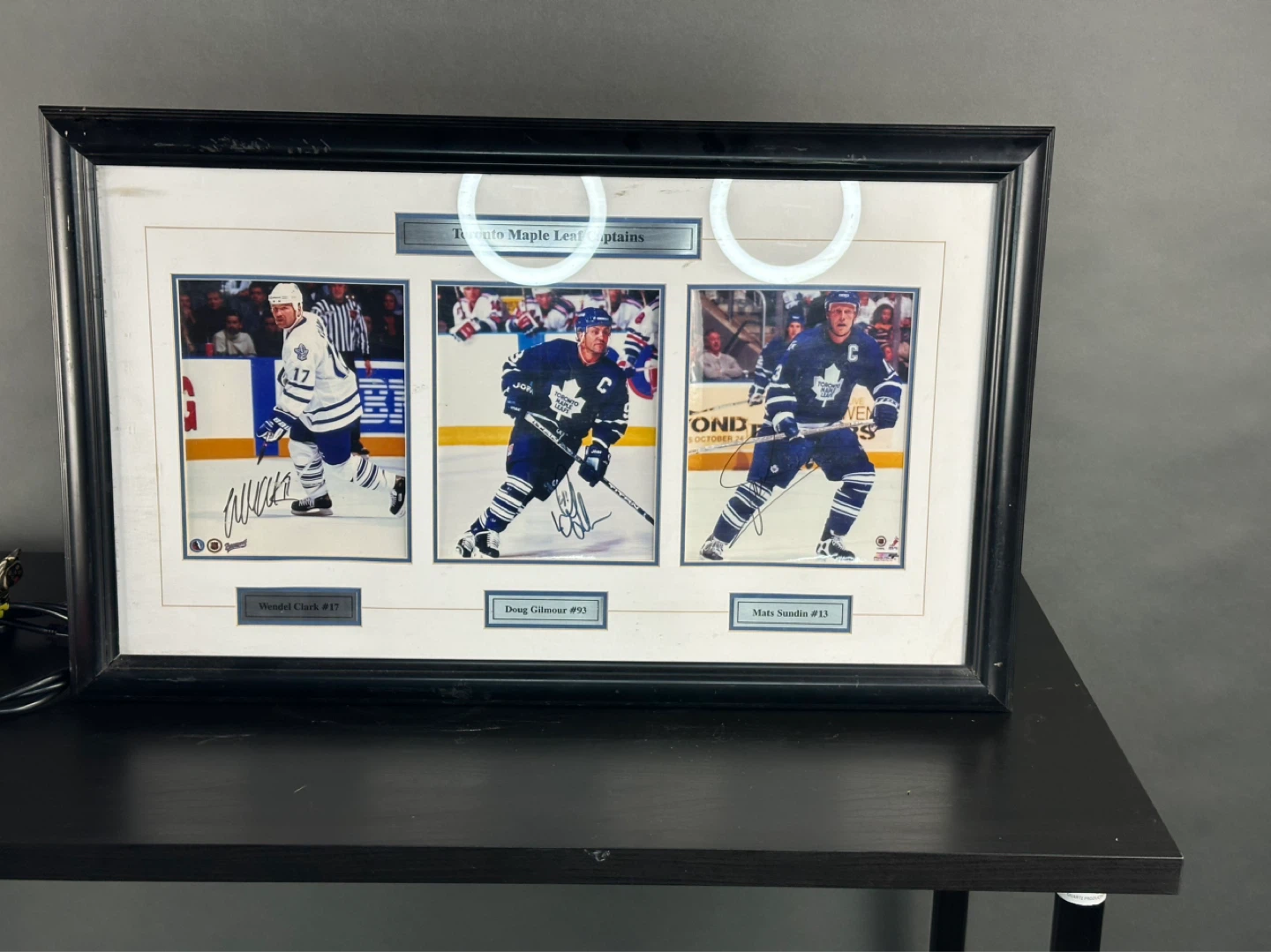 Toronto Maple Leafs Captains Framed Autographed Photo Collage