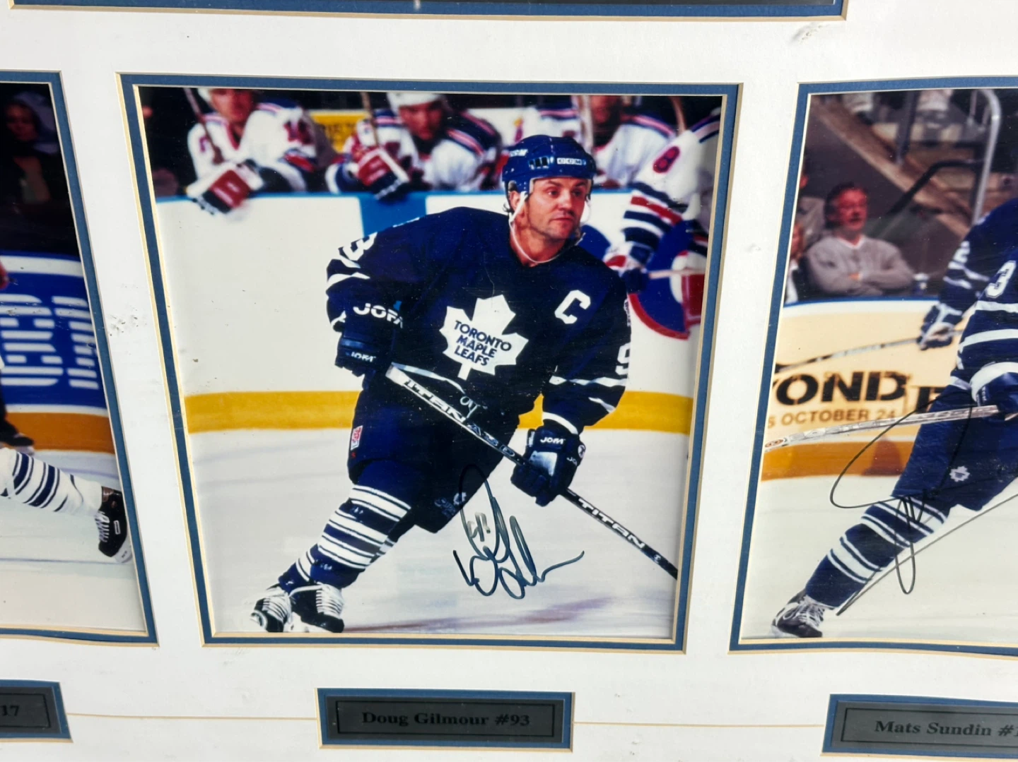 Toronto Maple Leafs Captains Framed Autographed Photo Collage - photo 5