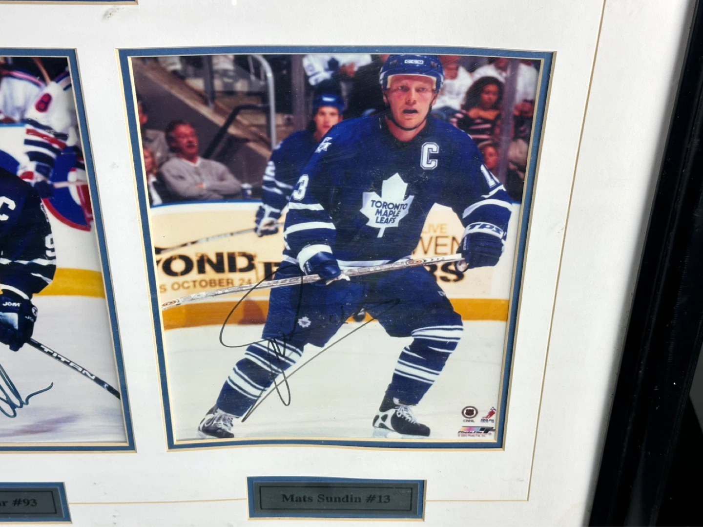 Toronto Maple Leafs Captains Framed Autographed Photo Collage - photo 4