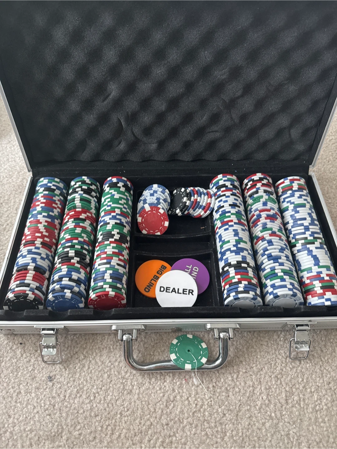 Aluminum Poker Chip Set - photo 2