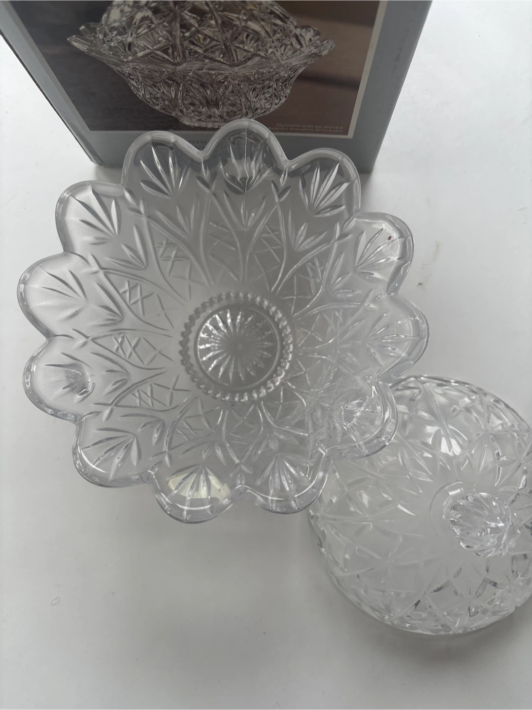 Always & Forever Collectible Lead Crystal Covered Bowl - photo 3