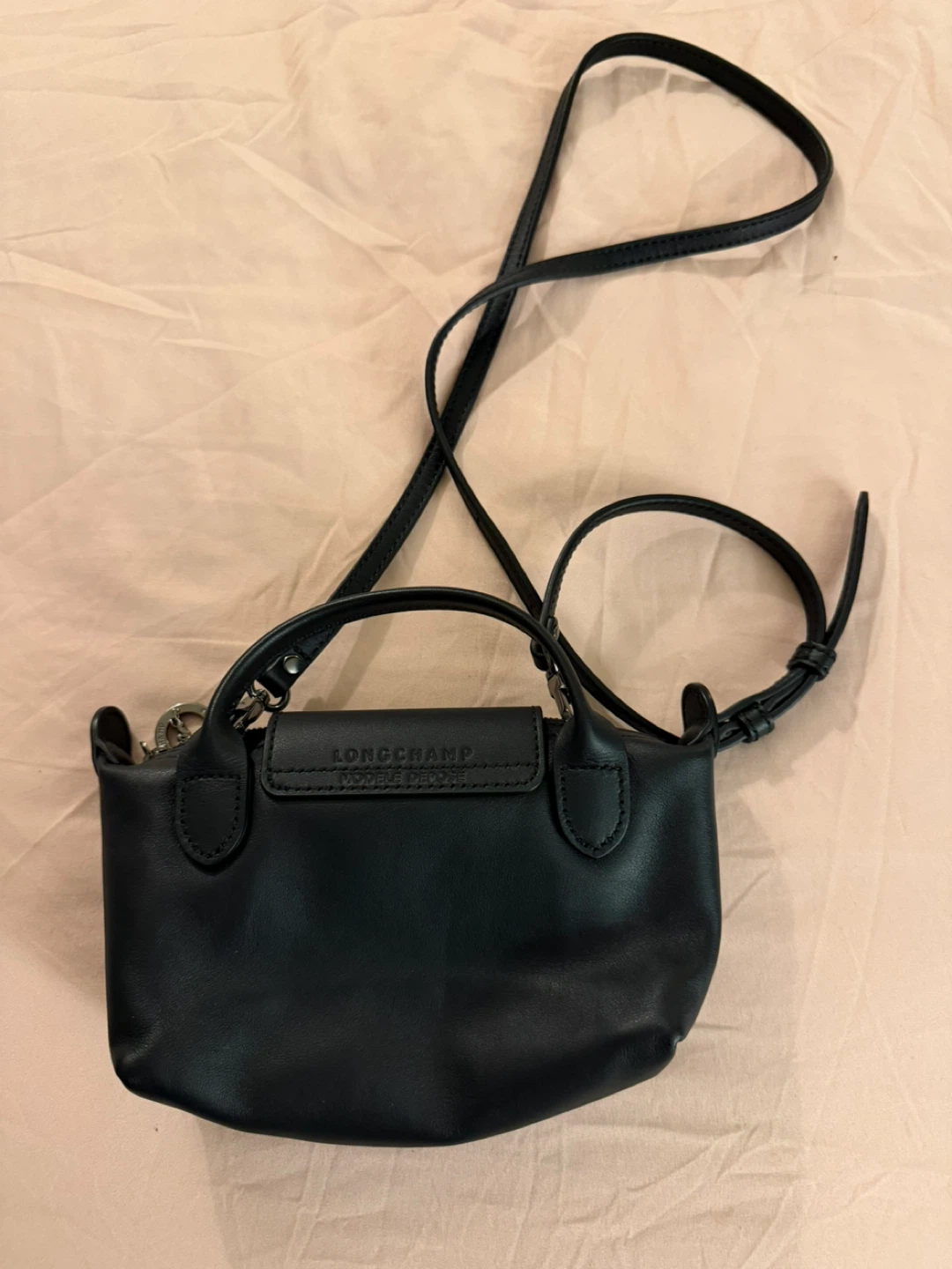 Longchamp Black Leather Crossbody Bag - photo 2