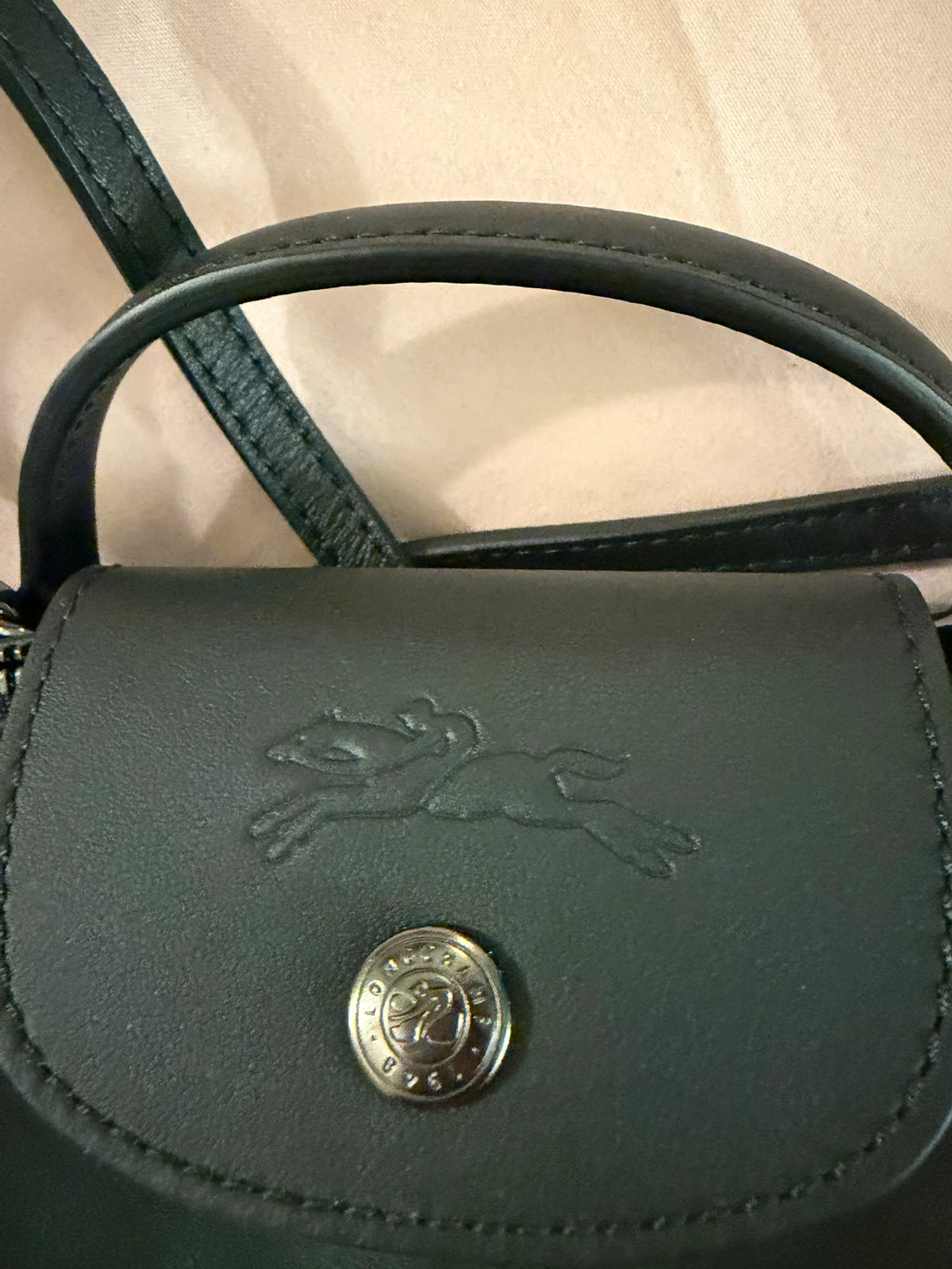 Longchamp Black Leather Crossbody Bag - photo 3
