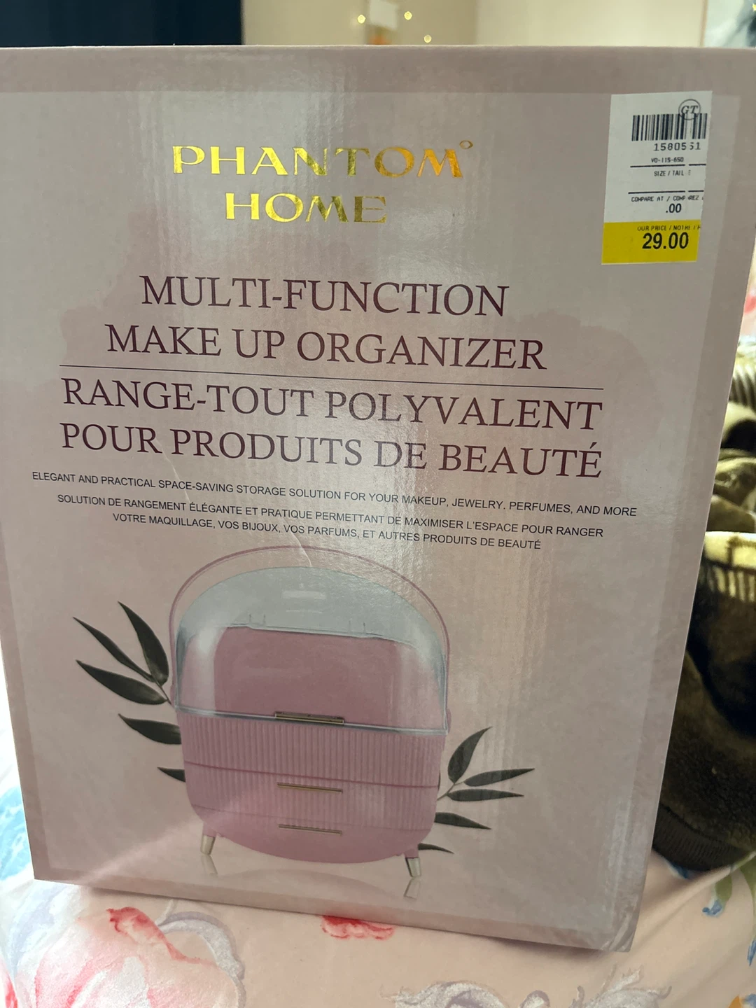 Multi-Function Make Up Organizer - Pink - photo 2